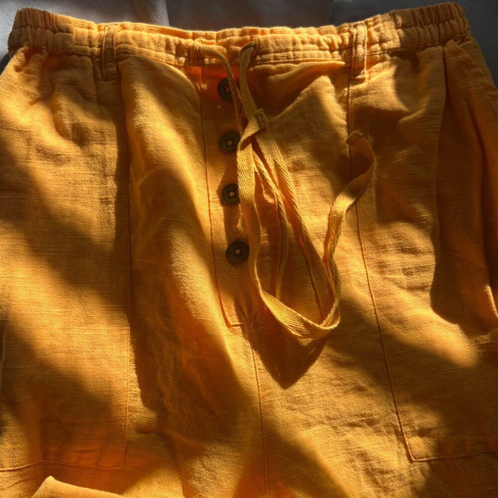 BILLABONG X SINCERELY‎ JULES Bring On Wide Leg Pants & top Cotton Mango Size M - Picture 12 of 16